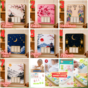 Board Sticker (15 Pices) & Safety Socket (10 Pices)